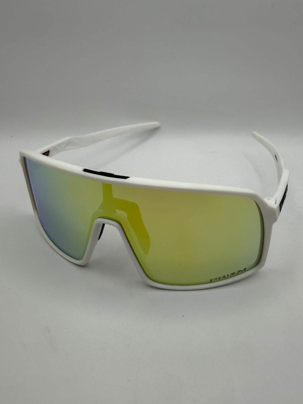 Oakley Sutro Sunglasses White Frame Yellow Lens With Box, Case, & Accessories